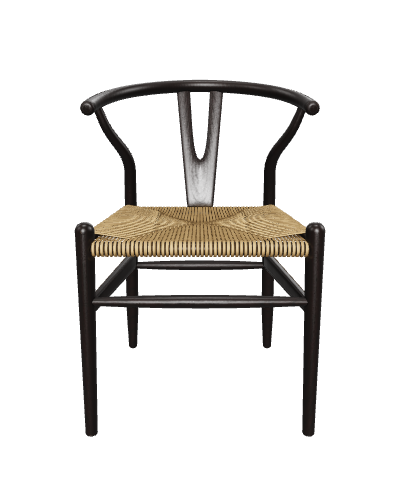 Stylish Wooden Dining Chair Model - Furniture 3D Model