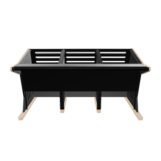 Contemporary Storage Table 3D Model - 3D Model