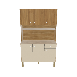 Modern Kitchen Cabinet 3D Model - 3D Model