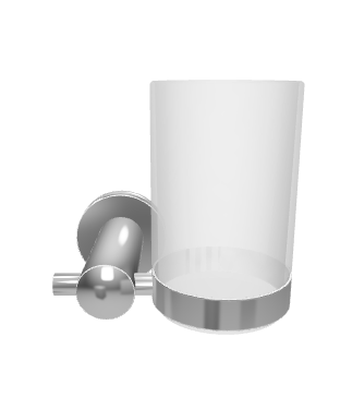 Stylish Bathroom Glass Holder 3D - 3D Model