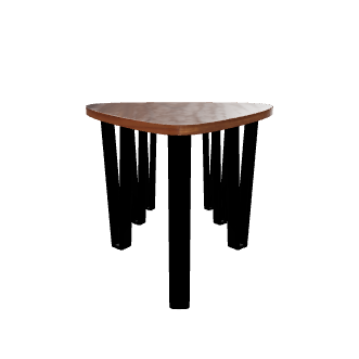 Stylish Modern Wooden Table 3D - Furniture 3D Model