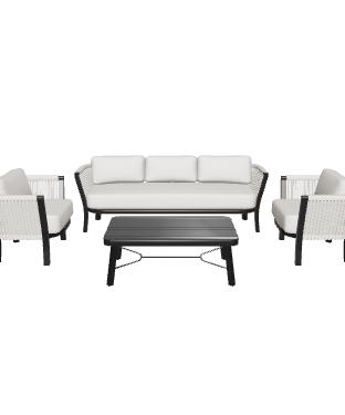 Stylish Outdoor Sofa Set 3D - 3D Model
