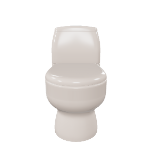 Stylish Bathroom Toilet Model 3D - Household 3D Model