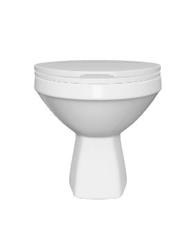 Minimalist Bathroom Toilet Model - Household 3D Model