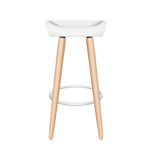 Stylish Modern Bar Stool Model - 3D Model
