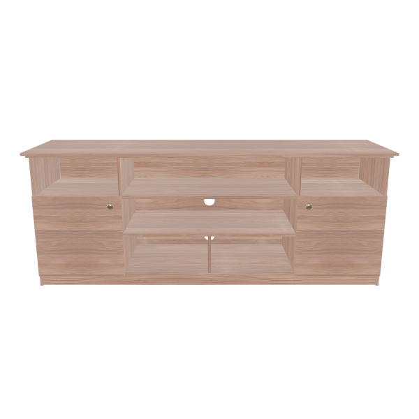 Stylish Wooden TV Stand 3D - Furniture 3D Model