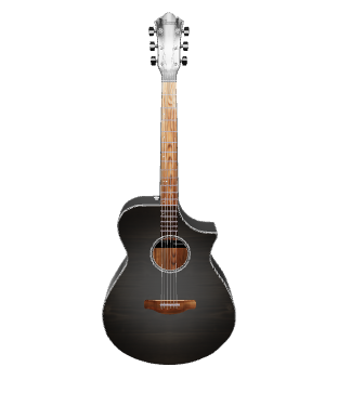 Stylized Acoustic Guitar Model 3D - Furniture 3D Model