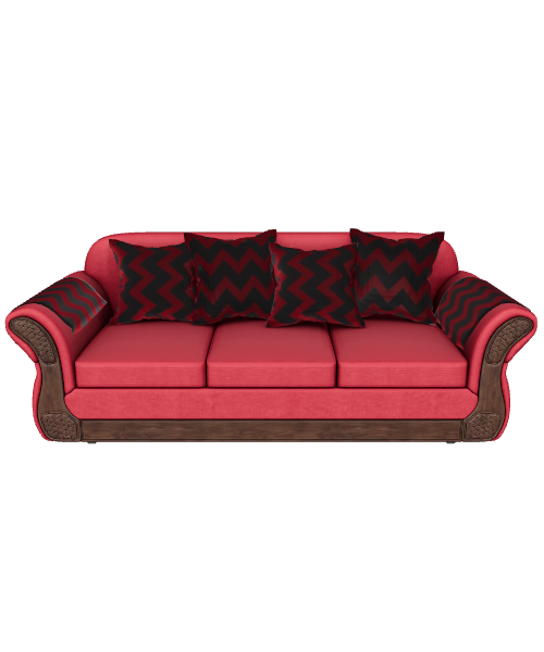 Stylish Vintage Sofa Model 3D - 3D Model