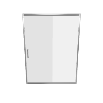 Sleek Glass Shower Door 3D - Interior 3D Model