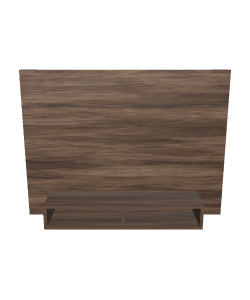 Stylish Wooden Media Unit 3D - 3D Model