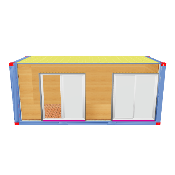 Stylish Modern Container Home 3D - 3D Model