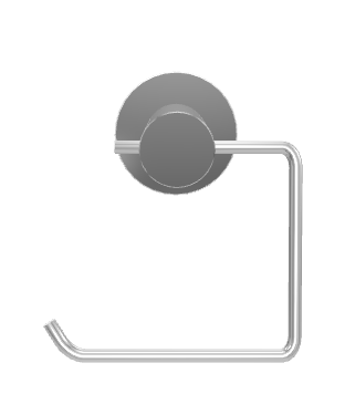 Sleek Bathroom Tissue Holder 3D - Household 3D Model