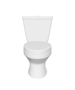Clean White Toilet 3D Model - Household 3D Model