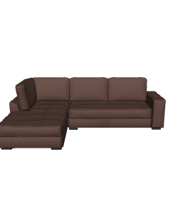 Stylish Corner Sofa 3D Model - 3D Model