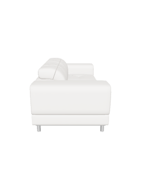 Stylish White Sofa 3D Model - Furniture 3D Model