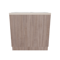 Stylish Wooden Bar Counter 3D - 3D Model