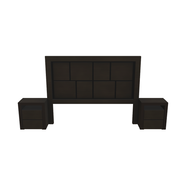 Contemporary Bedroom Furniture Set - 3D Model