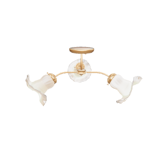 Elegant Vintage Ceiling Light Fixture - 3D Model