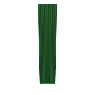 Stylized Green Vertical Strip 3D - Interior 3D Model