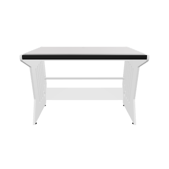 Minimalist White Office Table 3D - 3D Model