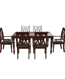Elegant Dining Table Set 3D - Furniture 3D Model