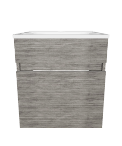 Contemporary Wooden Vanity Cabinet 3D - 3D Model