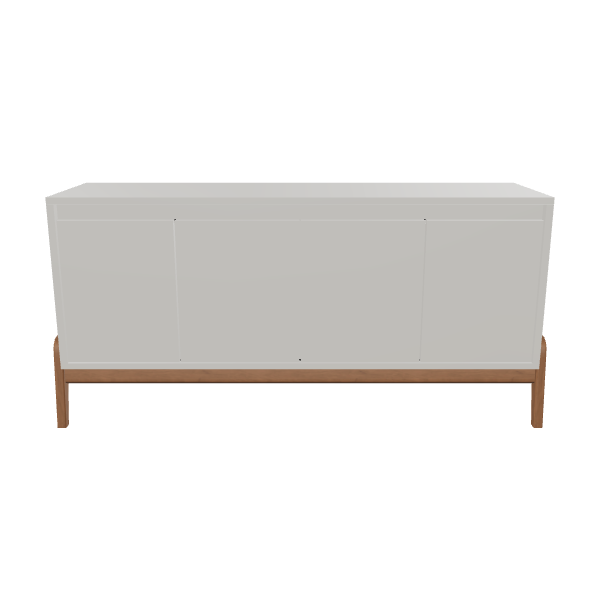 Minimalist Wooden Storage Cabinet 3D - 3D Model