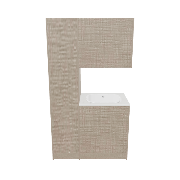 Modern Bathroom Vanity Unit 3D - 3D Model