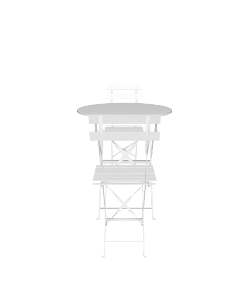 Stylish Patio Table Set Model - Furniture 3D Model