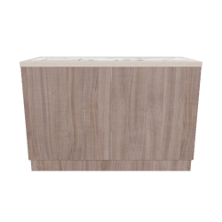 Contemporary Wooden Counter Model - 3D Model