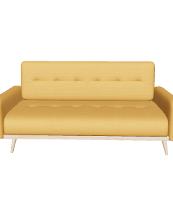 Stylish Mid-Century Modern Sofa 3D Model - 3D Model