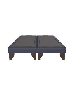 European Bed Base 3D Model - 3D Model