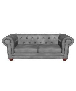 Elegant Chesterfield Sofa Model - 3D Model