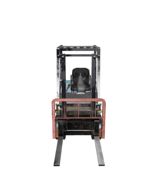 Industrial Forklift 3D Model - Industrial 3D Model