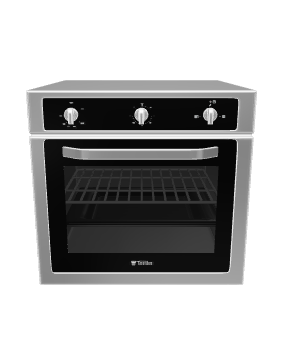 Stylish Built-In Kitchen Oven 3D - 3D Model