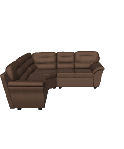 Stylish Sectional Sofa 3D Model - Furniture 3D Model