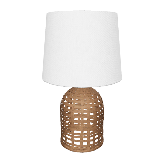 Stylish Wicker Table Lamp 3D - 3D Model