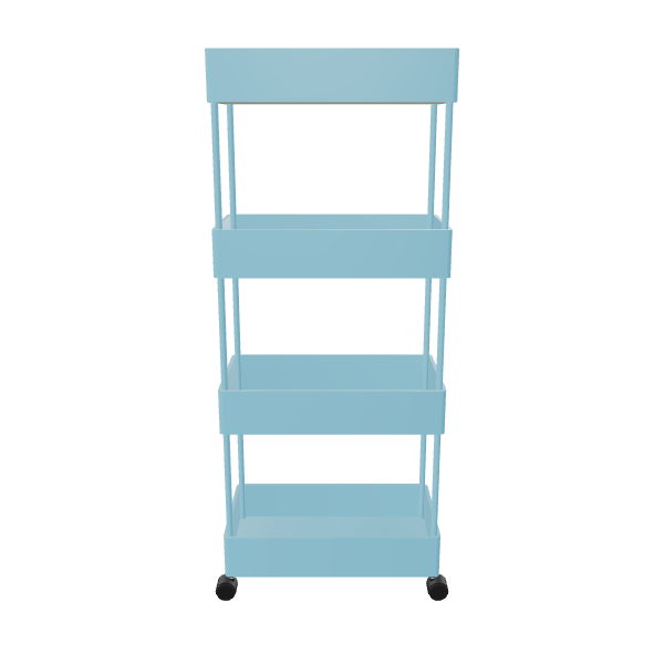 Stylish Mobile Storage Cart 3D - 3D Model