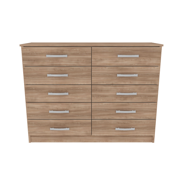 Contemporary Wooden Dresser Model - 3D Model