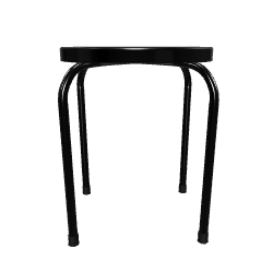 Industrial Metal Stool 3D Model - 3D Model
