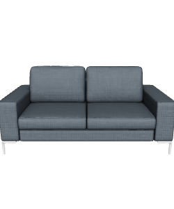 Modern Fabric Sofa 3D Model - 3D Model