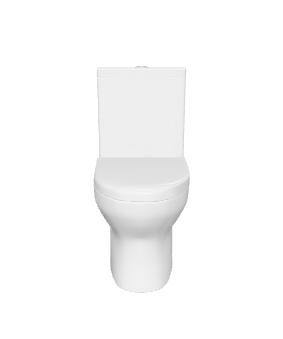 Two Pieces Girona Blanco Toilet Model - Interior 3D Model