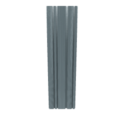 Stylized Metal Vertical Column 3D - Architecture 3D Model