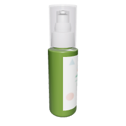 Stylish Green Bottle Spray 3D - 3D Model