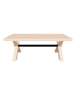Minimalist Wooden Dining Table 3D - Furniture 3D Model