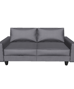 Contemporary Fabric Sofa 3D Model 3D Model