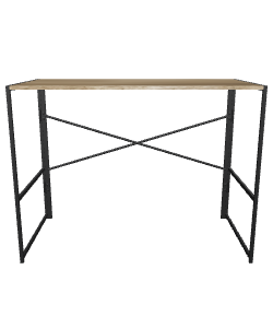 Industrial Folding Table 3D Model - Furniture 3D Model