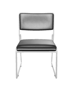 Stylish Metal Frame Chair 3D - 3D Model