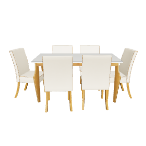 Stylish Dining Table Set 3D - Furniture 3D Model
