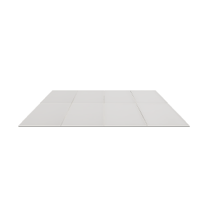 Minimalist White Floor Panel 3D - 3D Model